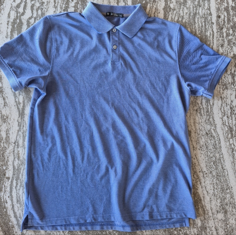 Men's Stretch Cotton Polo Shirt Size Medium - Picture 2 of 2